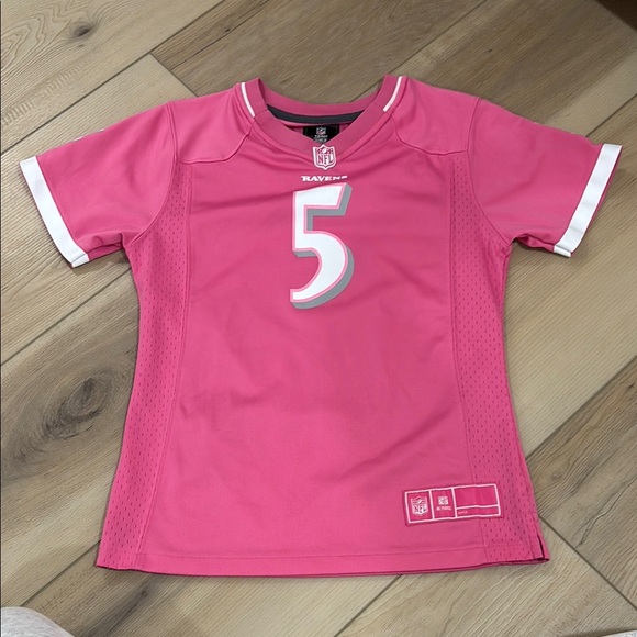 Kids Pink Ravens Jersey
